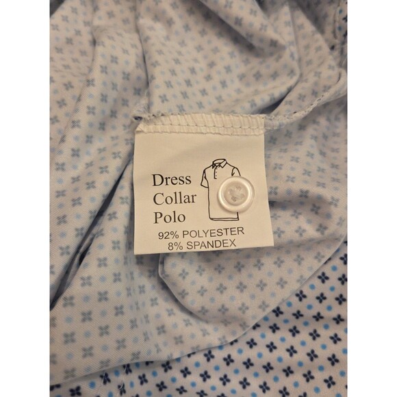 NWT Collars and Co Mens S Featherweight Relaxed Shirt Dress Polo French Quarter - Picture 6 of 8